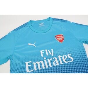 Puma‎ Arsenal 2017 2018 Away Gunners Football Soccer Jersey Blue Mens Medium